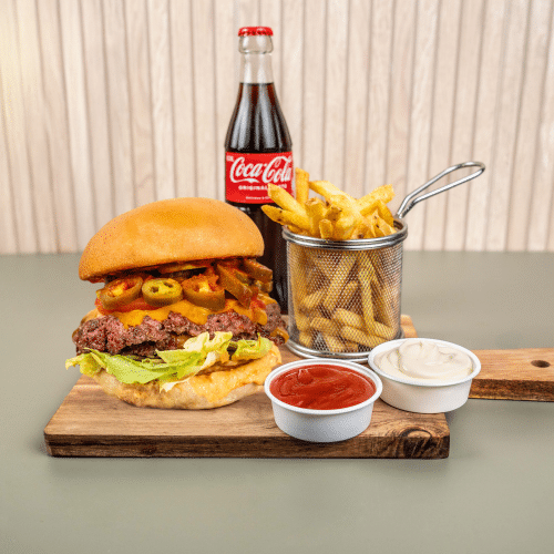 Chili Cheese Smash Burger Menü