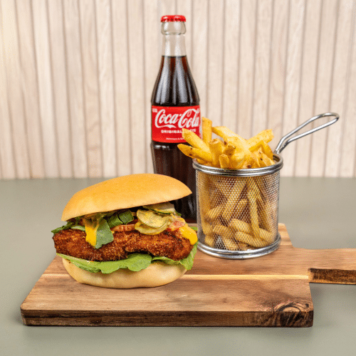 Crispy Chicken Burger Menü
