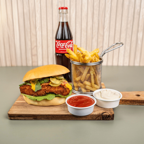 Crispy Chicken Burger Menü