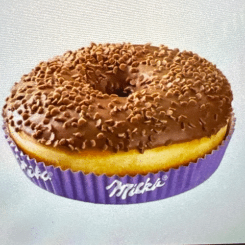 Donut Milka mit Füllung