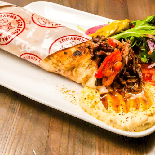 Shawarma Sandwich Lammfleisch