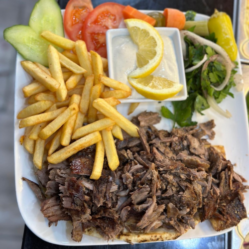Shawarma Teller Lammfleisch