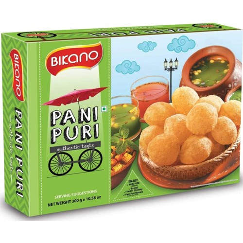 Bikano Pani Puri Teigbällchen & Snack 300g 