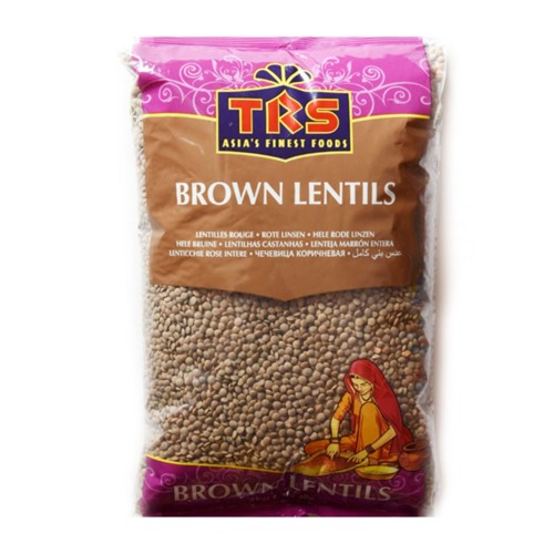 TRS Ganze Braune Linsen Masoor Dal 500g 