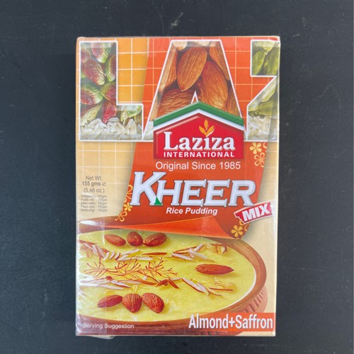 Laziza Reispudding Kheer Mix Mandeln & Safran 155g 