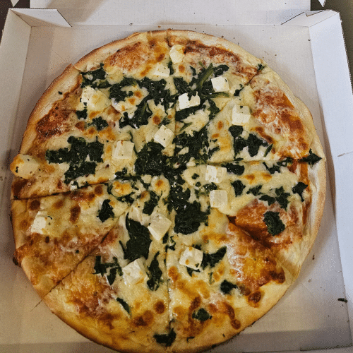 Pizza Spinat