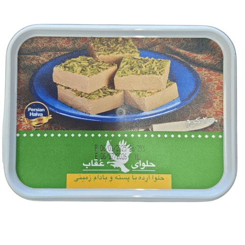 Tahini Halva (gemahlener Sesam mit Pistazien) 400g