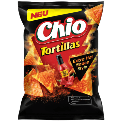 Chio Tortillas Extra Hot Sauce 110g