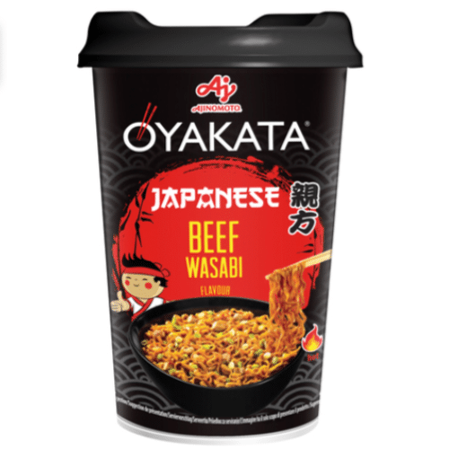 Instant Nudeln Rind Wasabi