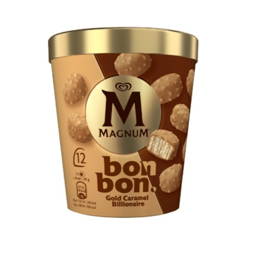 Langnese Magnum Bonbon Gold Caramel 204ml