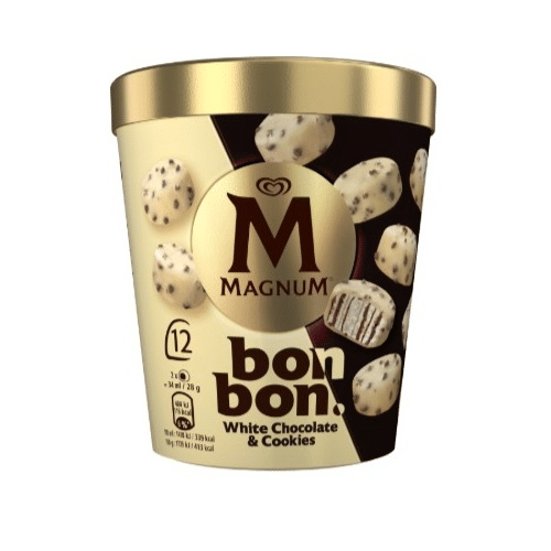 Langnese Magnum Bonbon White Choc & Cookie 204ml