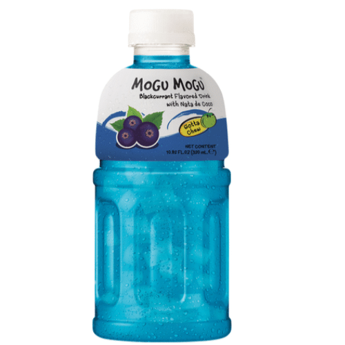 Mogu Mogu Johannisbeergetränk mit Nata de Coco