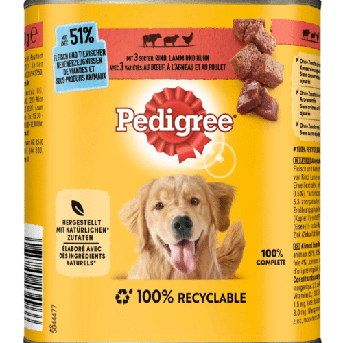 Pedigree Adult 3 Sorten Fleisch (Hund) 800g