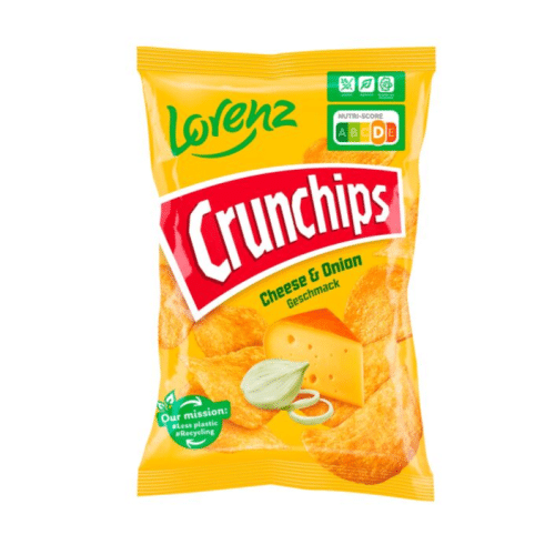 Lorenz Crunchips Cheese & Onion 150g