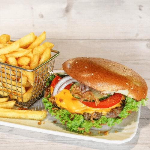 Double Cheeseburger Menü