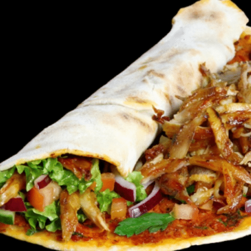 Lahmacun mit Fleisch
