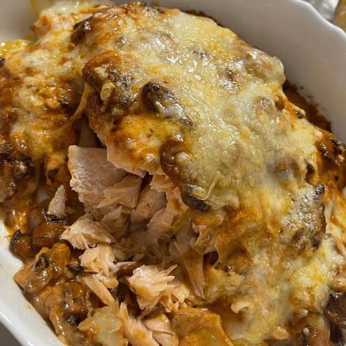 Gyros (groß) überbacken