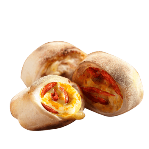 Gefüllte Pizzabrötchen mit Sucuk
