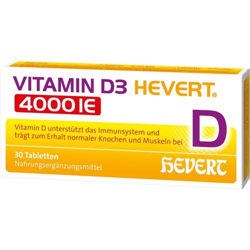 Vitamin D3 Hevert 4000 IE 30 Stück