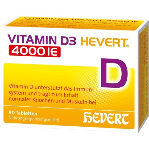 Vitamin D3 Hevert 4000 IE 90 Stück