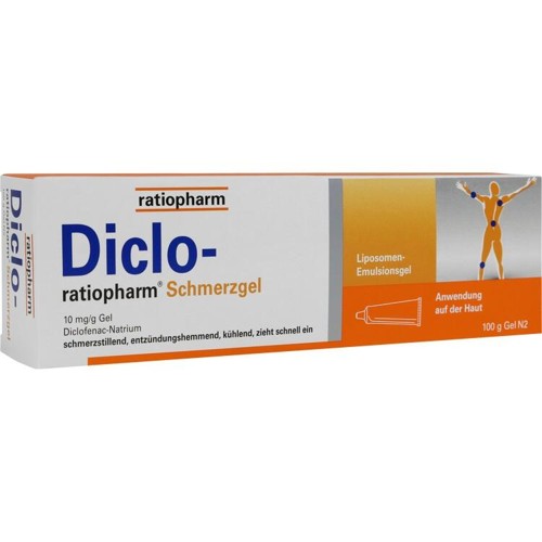 Diclo-ratiopharm Schmerzgel 100 Gramm