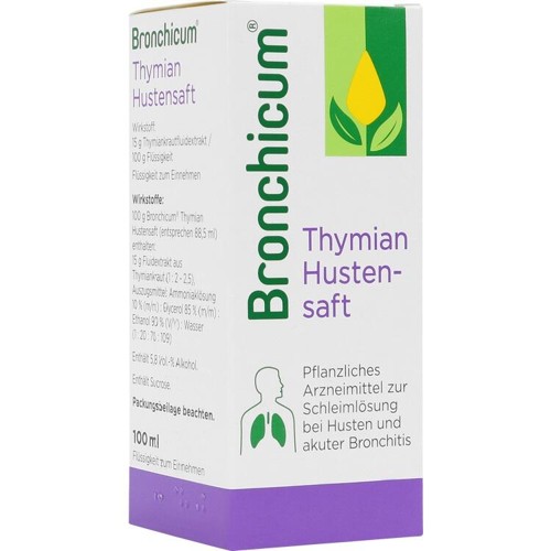 Bronchicum Thymian Hustensaft 100 Milliliter
