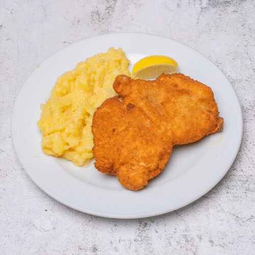 Schnitzel Wiener Art mit hausgemachtem Kartoffelsalat