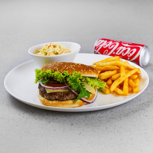 Cheeseburger Menü