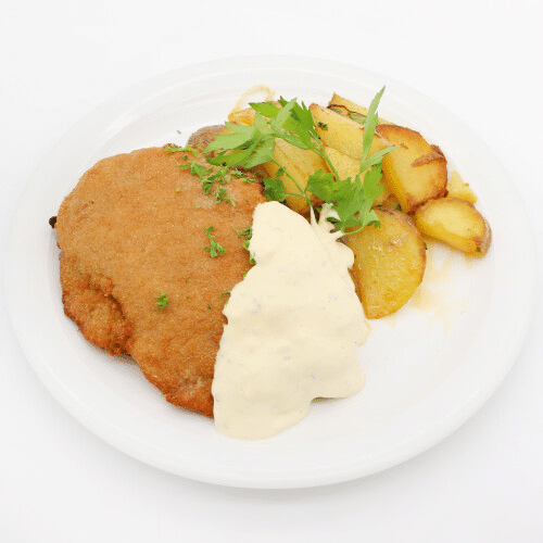 Hessenschnitzel vom Schwein