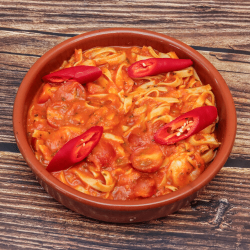 Pasta Gambaretti (scharf)
