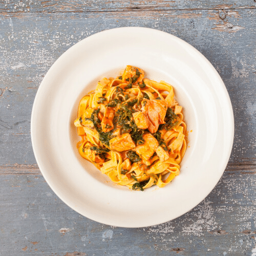 Tagliatelle Lachs