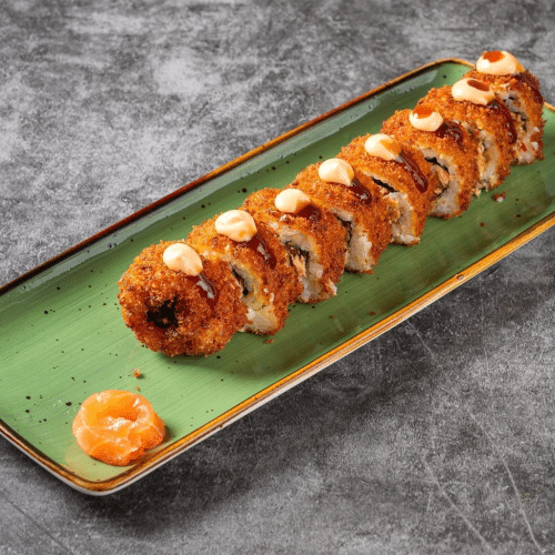 Fried Sake Maki (8 Stück)