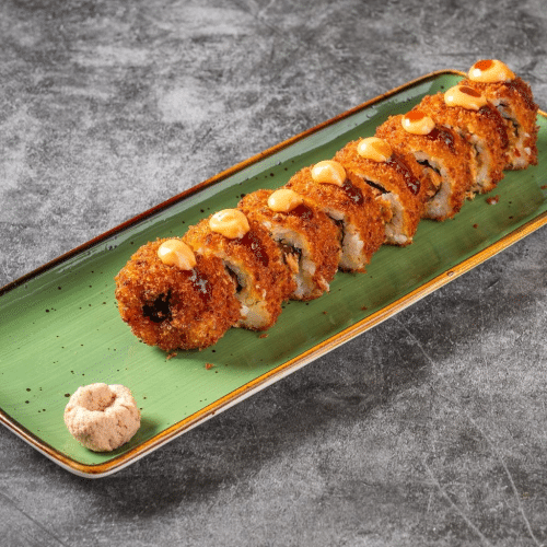 Fried Spicy Tuna Maki (8 Stück, leicht scharf)