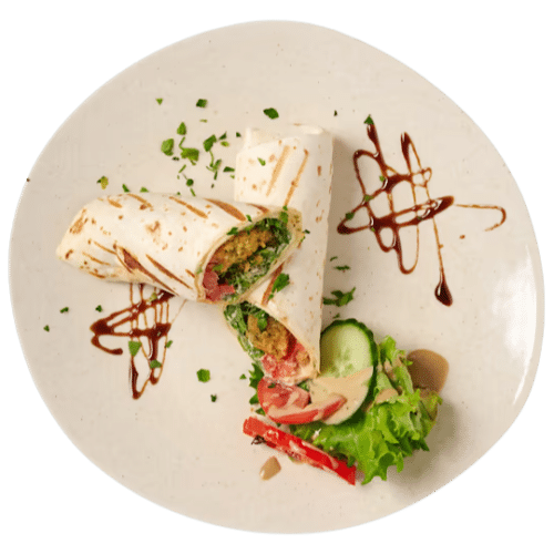 Falafel-Wrap (vegan)