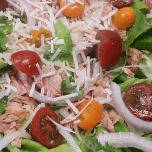 Thunfischsalat mit Käse