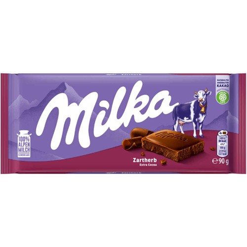 Milka Zartherb 90g