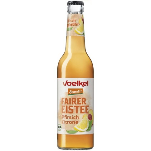 Voelkel Eistee Pfirsich Zitrone 0.5l (MEHRWEG)