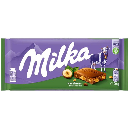 Milka Haselnuss 90g