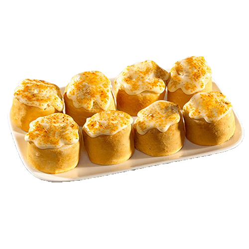 Gefüllte Pizzabrötchen mit Käse (6 Stück)