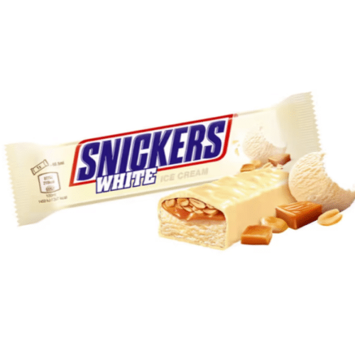 Snickers White Ice Cream Riegel