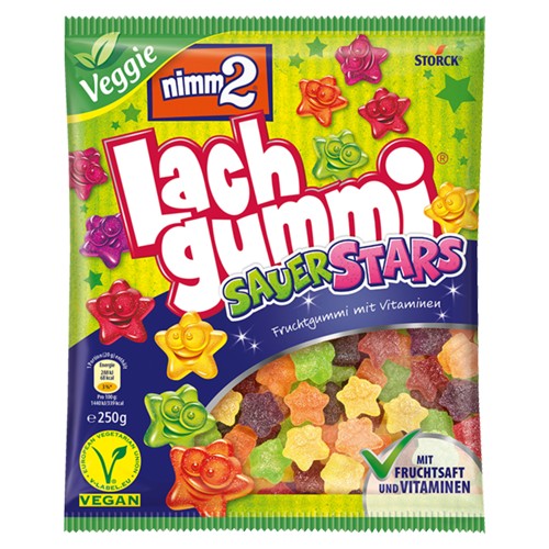 Nimm2 Lachgummi SauerStars 250g