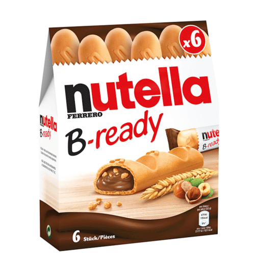 Nutella B Ready Waffel mit Haselnuss Brotaufstrich Füllung 132g
