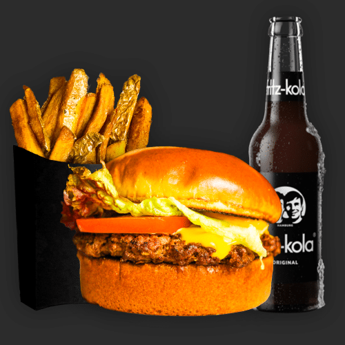 Bbs Cheeseburger-Menü (Happy Hour)