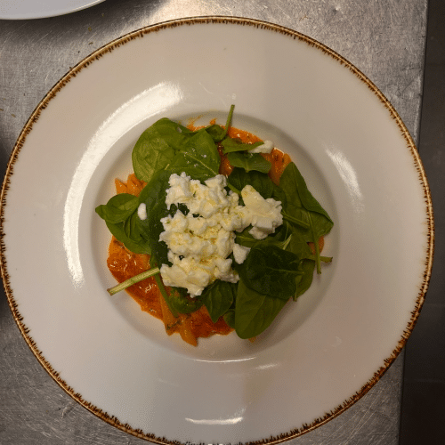 Penne Rucola und Mozzarella