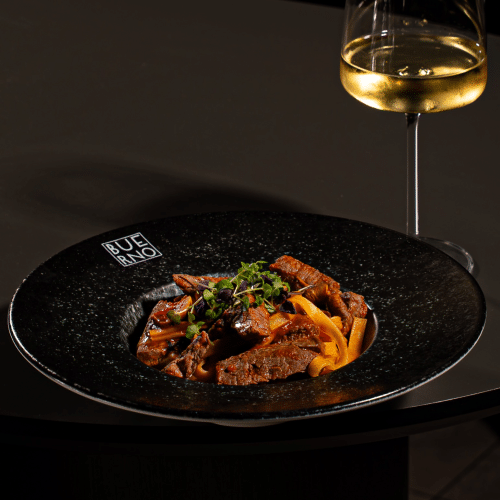 Tagliatelle con Filetto di Manzo