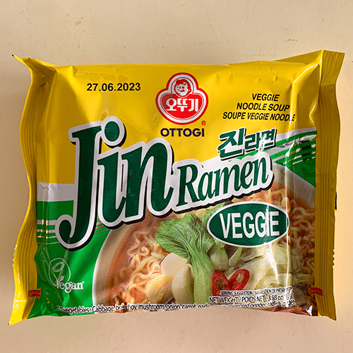 Jin Ramen Veggie+Vegan - Instant Nudelsuppe