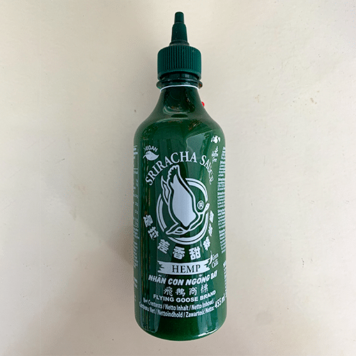 Sriracha Grüne Chilisauce mit Hanf