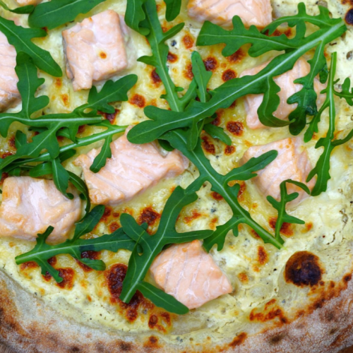 Pizza Lachs