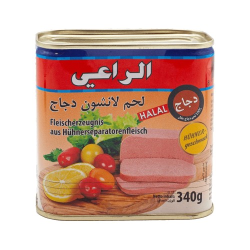 Al-Rai Fleischerzeugnis aus Hühnerseparatorenfleisch 340g