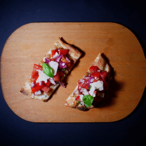 Pinsa Bruschetta [Groß, 18.5cm x 11cm]